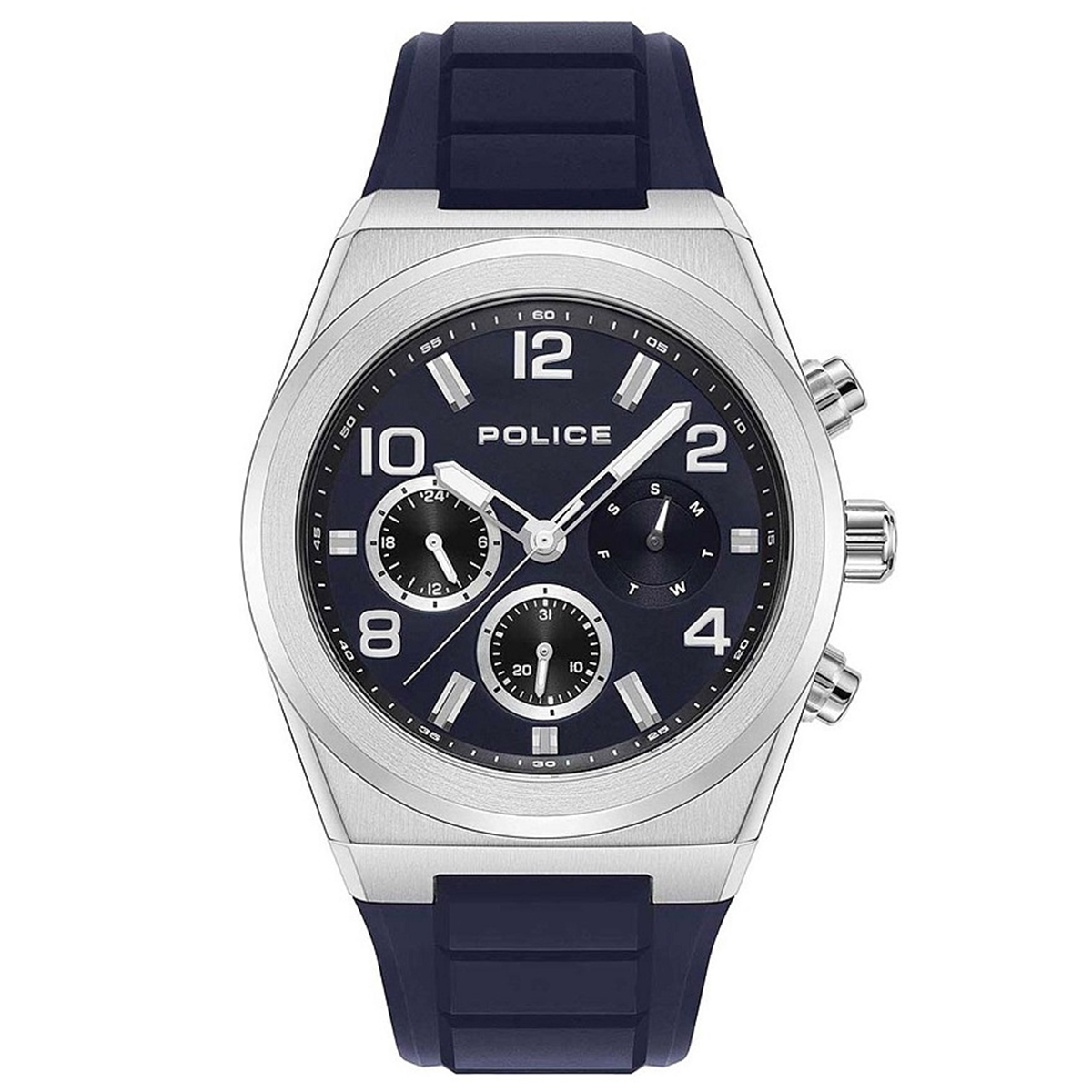 MONTRE POLICE HOMME M.FONCTION SILICONE